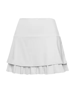 196042-100 | TIER PLEAT SKIRT-14" | WHITE