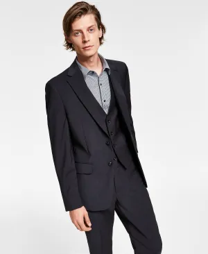 Calvin Klein Men's Infinite Stretch Slim Fit Plain Blazer