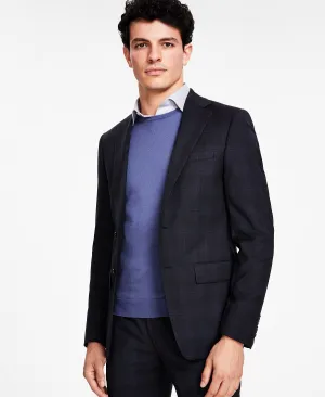 Calvin Klein Men's Stretch Wool Blend Slim Fit Jacket