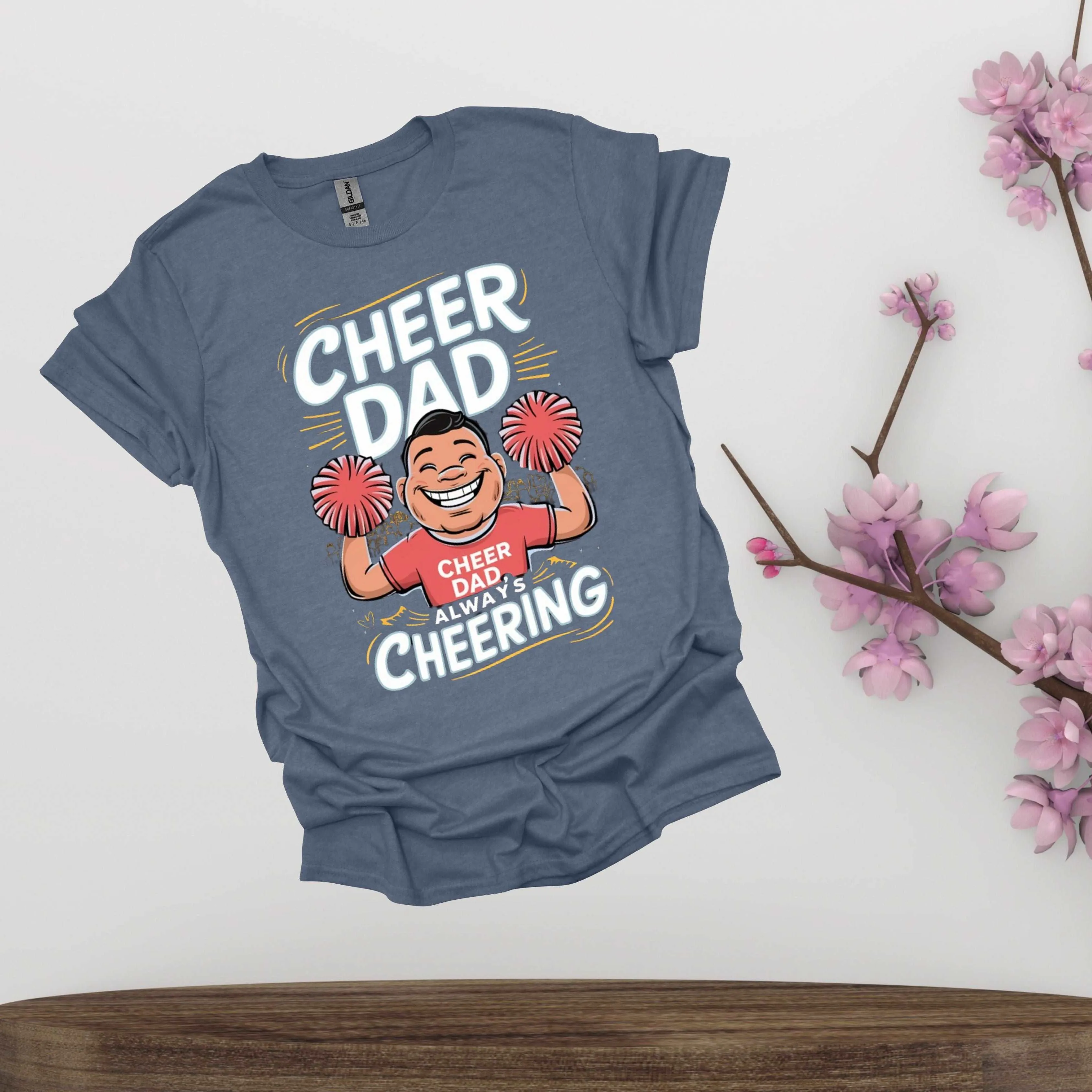 Cheer Dad Shirt - Fathers Always Cheering