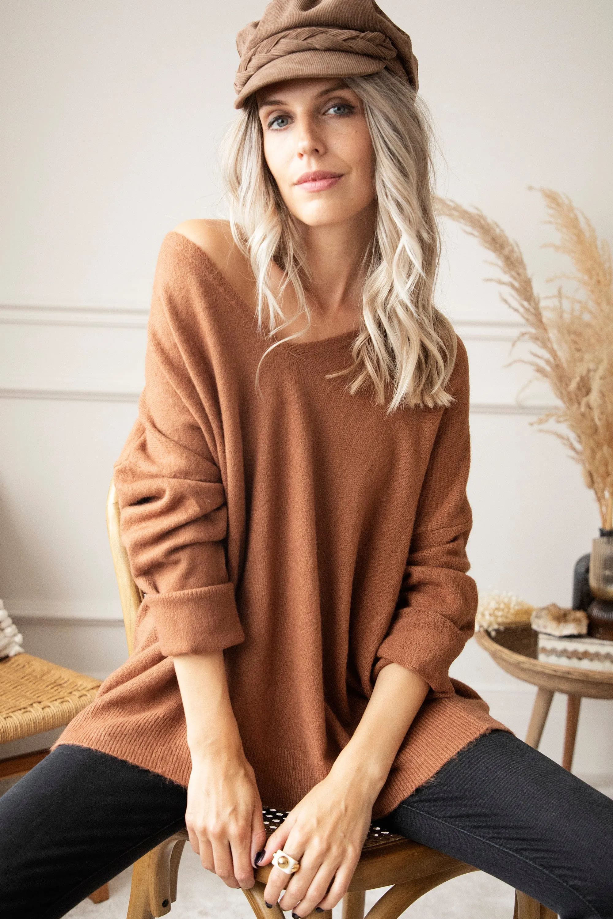 Comfy Billie Caramel - Trui