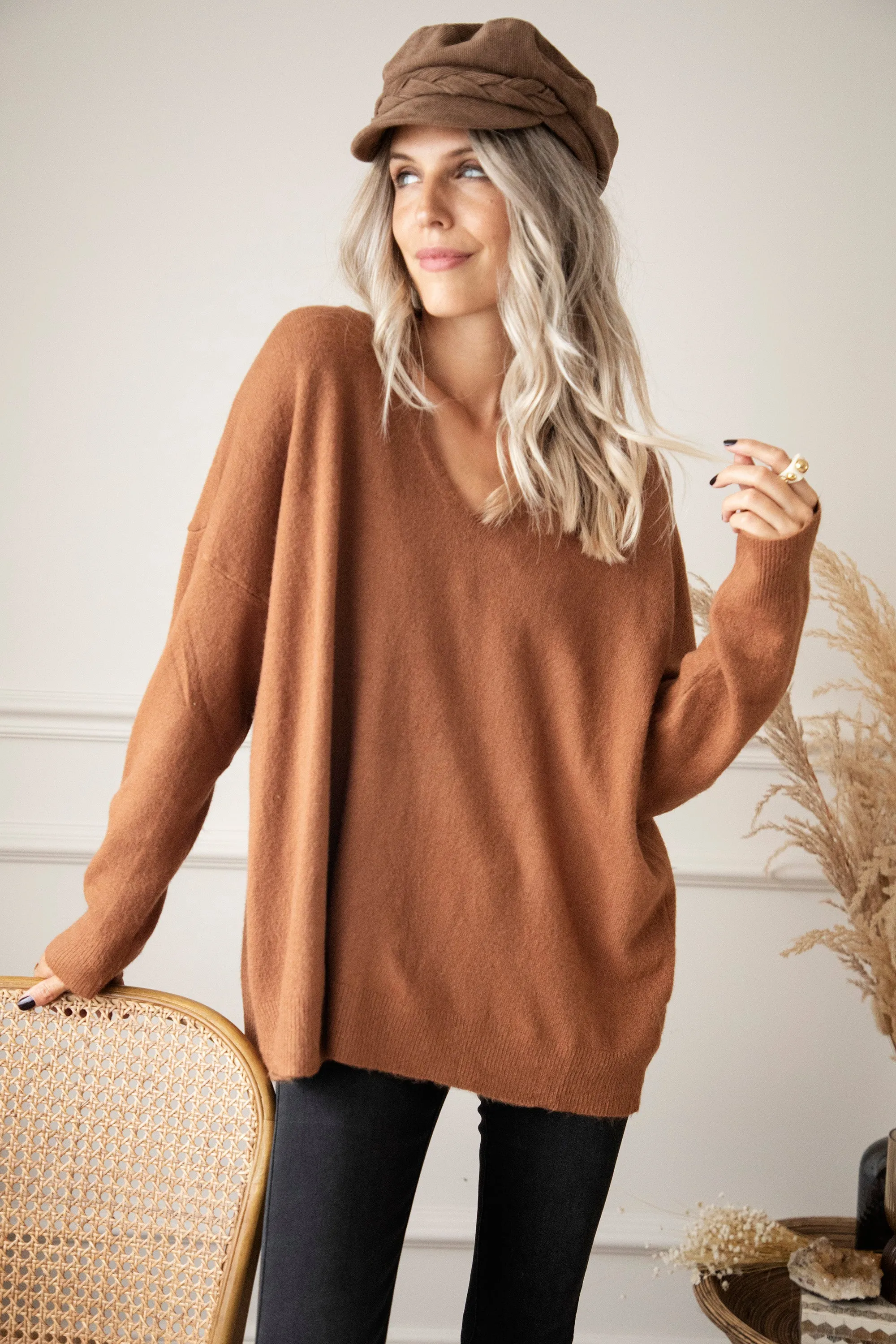 Comfy Billie Caramel - Trui