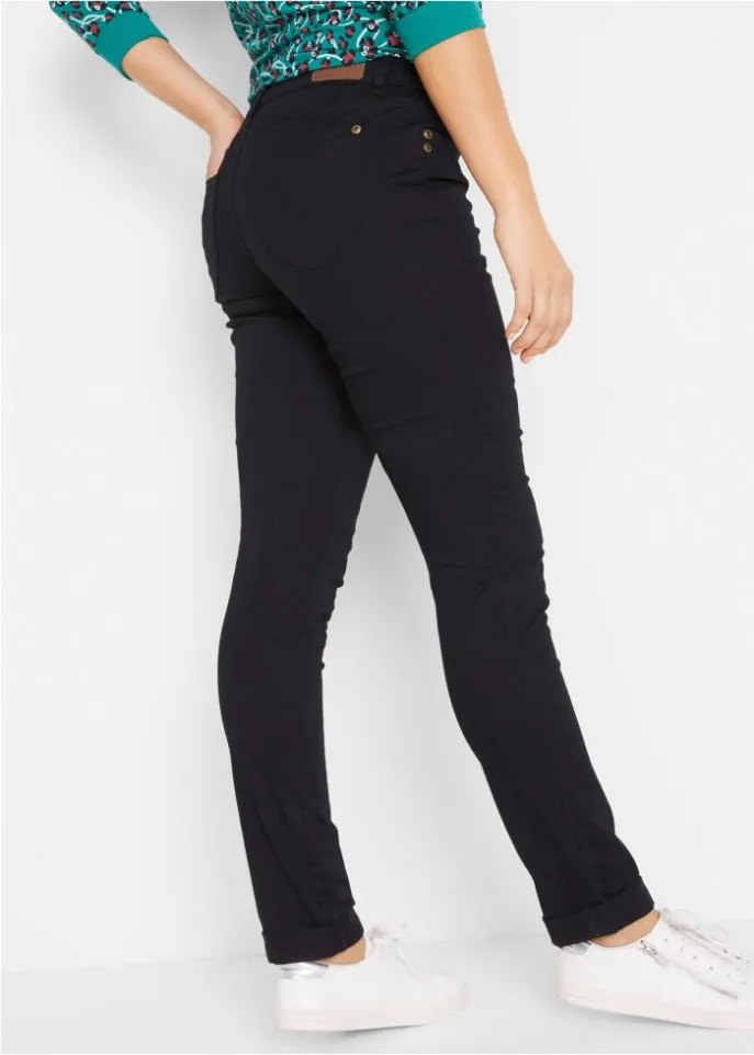 John Baner Jeanswear Comfortable Stretch Straight Jeans, Black