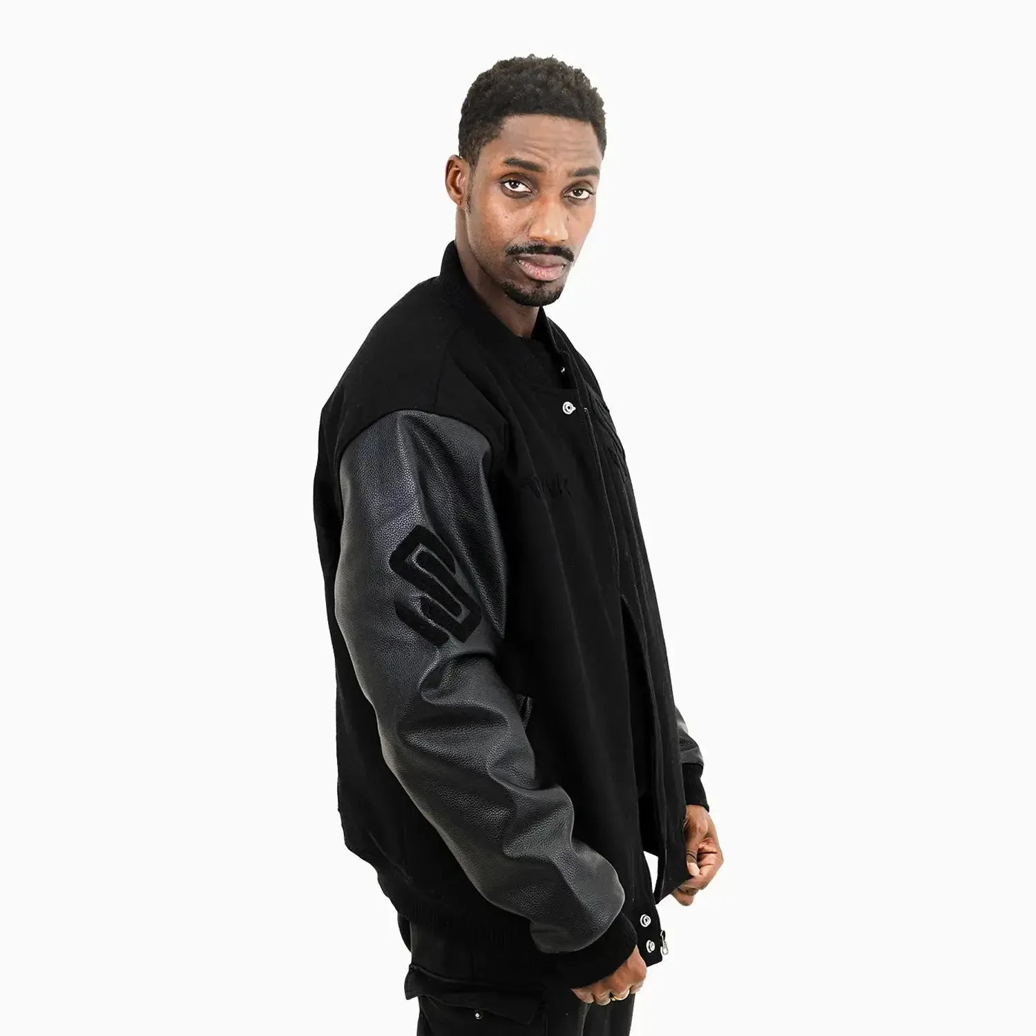 Men's Circle Wool Varsity Jacket