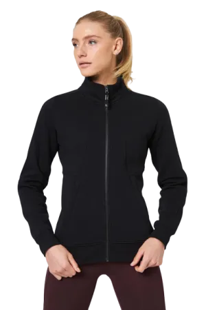 MPG Jackets - Women's Ease Organic Cotton Recycled Polyester Zip-Up with Standing Collar