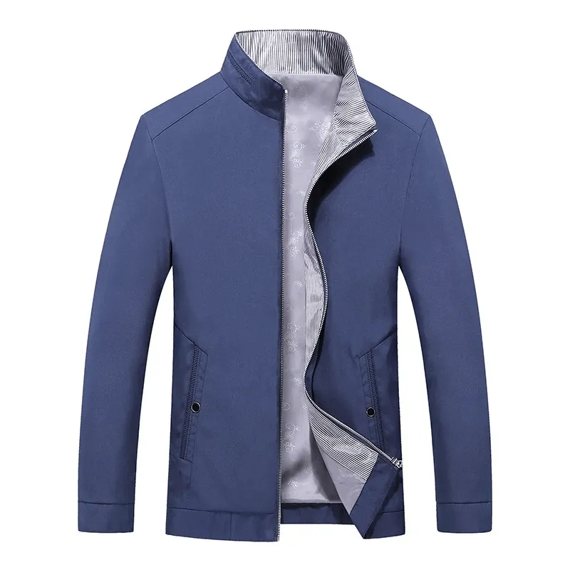 Stylish Sporty Men's Jacket with Stand Collar - SF1913